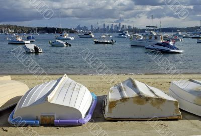 sydney cbd from watson bay