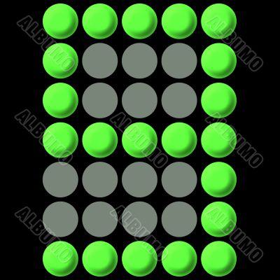 Electronic Display Number 9