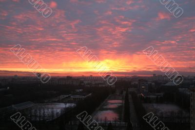 Moscow sunrise 02