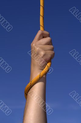 Hand with a rope
