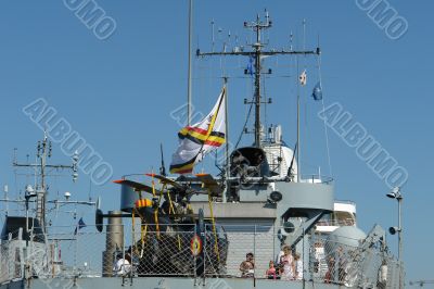 Belgium warship