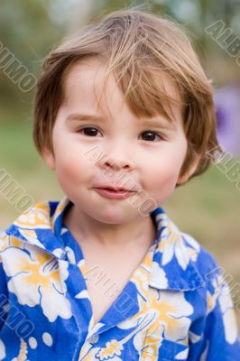 happy young boy