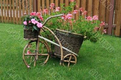 decorative garden pot