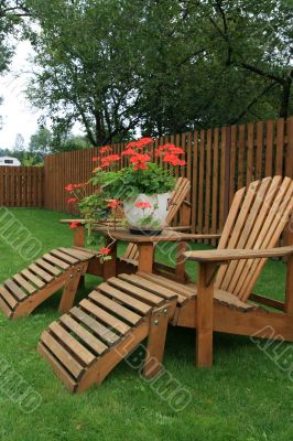 Garden patio