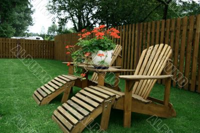 Garden patio