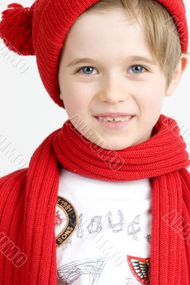Boy in a red cap