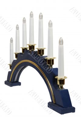Window christmas candles
