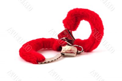 red handcuffs