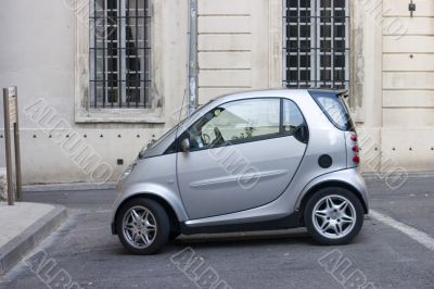 Silver car