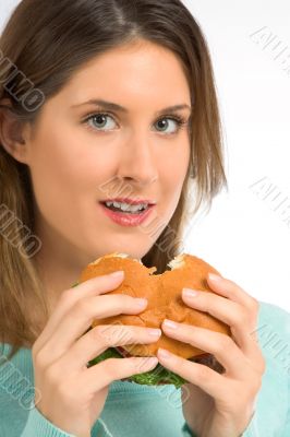 Tasty hamburger