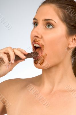 Chocolate girl