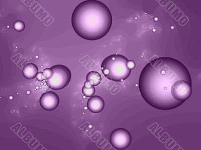 Purple bubbles
