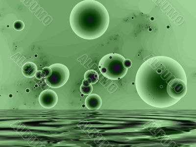Green bubbles