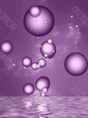 Purple bubbles