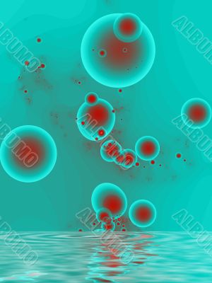 Blue bubbles