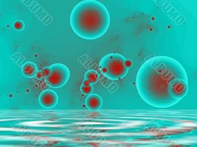 Blue bubbles