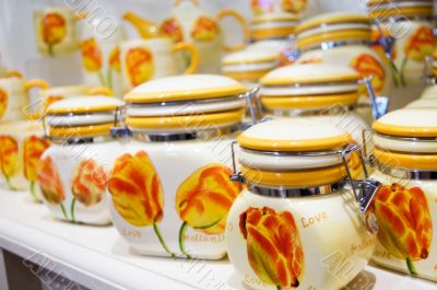 handpainted safe jar