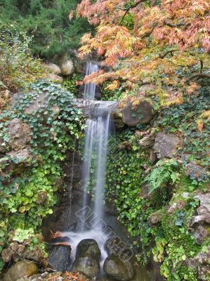 Transparent falls.