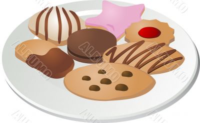 Assorted cookies