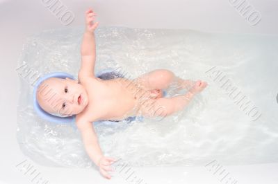 Baby in bath #2