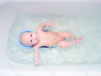 Baby in bath #3