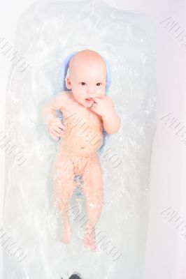 Baby in bath #4
