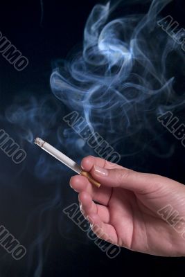 Lit Cigarette 2