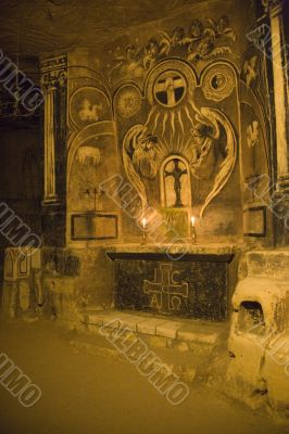 chapel in a cave