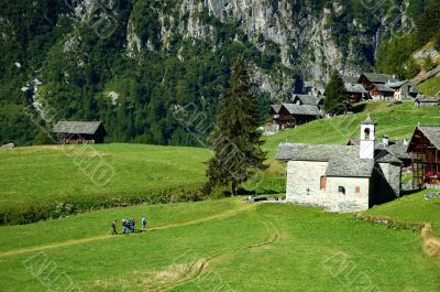 Mountain village