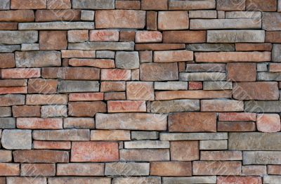 Colorful Stone Wall