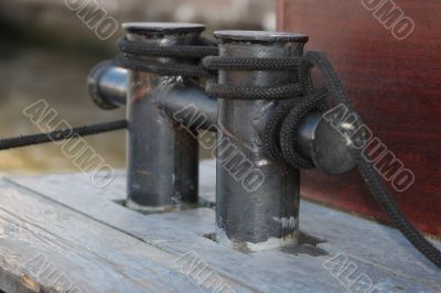 Detail for parking ship
