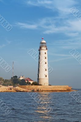 Sevastopol. A beacon on cape Chersonese