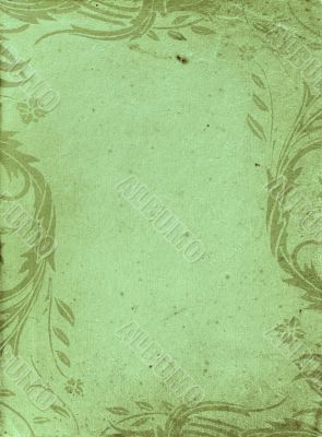 grunge floral background with space for text
