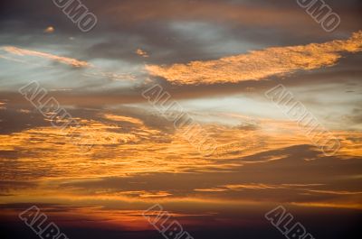 sunset sky