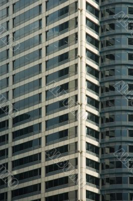 windows of office building