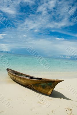traditional boat of sea gypsies