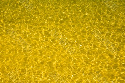 golden water texture