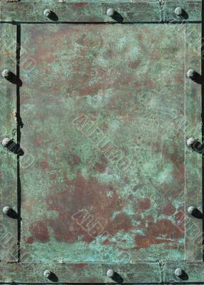 riveted grunge background with space for text