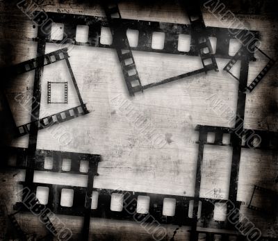 grunge film frames