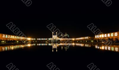 Imam Square at night, Isfahan, Iran