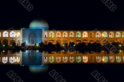 Imam Square at night, Isfahan, Iran