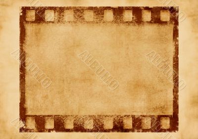 grunge film frame