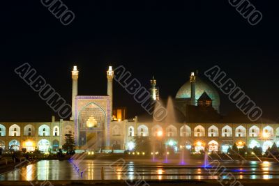 Imam Square at night, Isfahan, Iran