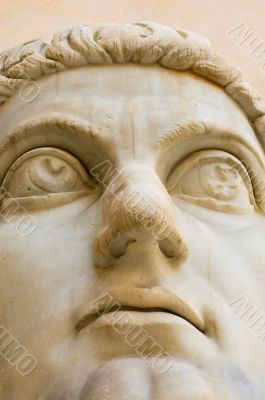 head of ancient statue