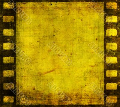 grunge film frame