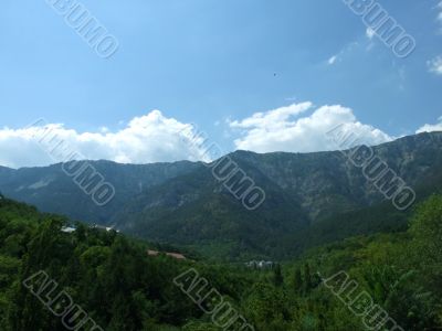 Mountains. Ukraine. Southern coast of Crimea.
