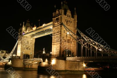 Dark Nigth Tower Bridge