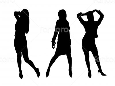 Girls silhouettes