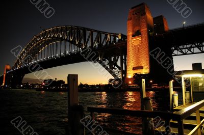 Harbour Bridge at night