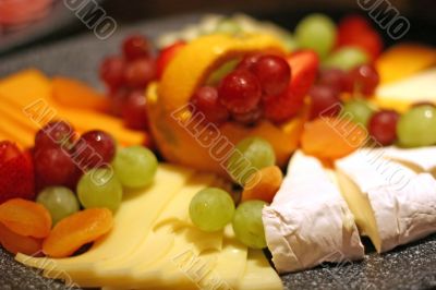 Brie Swiss and Fruit
